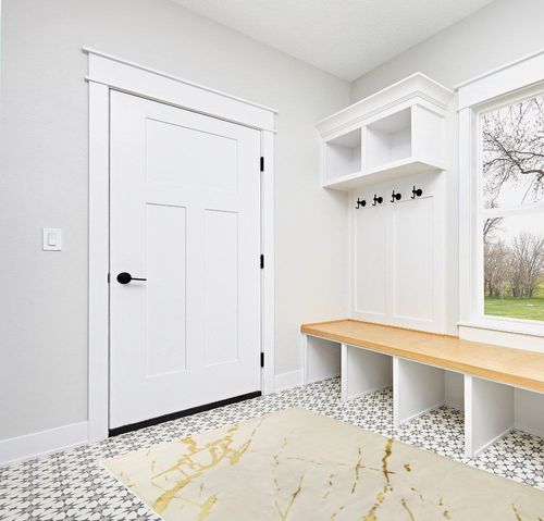 Antep Rugs Babil Gold 5x7 Marble Abstract Modern Indoor Area Rug (Beige, 5'3" x 7') in White Modern Entryway