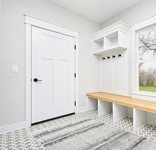 Rugshop Contemporary Bohemian Soft Area Rug 5' x 7' Gray in White Modern Entryway