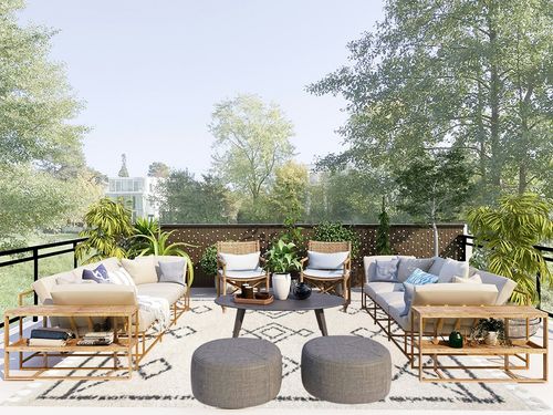 nuLOOM Mackie Moroccan Tasseled Shag Area Rug, 8x10, Off-white in Scandinavian Modern Patio