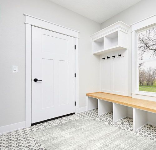 Valenrug Washable Rug - Stain Resistant Area Rugs for Living Room, Non Slip Backing Printed Rugs for Bedroom, Folable Machine Washable Area Rug (Grey, 5'x7') in White Modern Entryway