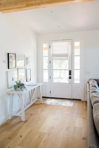 Magallanes Abstract Blue/Light Gray/White Area Rug Trent Austin Design Rug Size ... in White Scandinavian Entryway