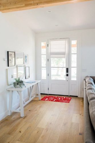 Christmas Let It Snow Winter Snowflake Area Rugs 2x3ft, Bedroom Area Runner Rug (Non-Skid) for Hallyways, Carpets Living Room Indoor Outdoor Nursery Rugs Décor in White Scandinavian Entryway