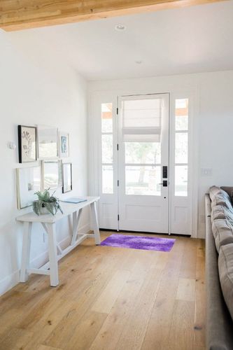DweIke Fluffy Area Rugs for Bedroom Living Room, 4x6 Feet Indoor Carpets for Boys Girls Teenagers and Adults, Tie-Dyed Fuzzy Plush Rugs, Super Soft Kids' Rugs, Nursery Decor Rugs, Purple in White Scandinavian Entryway