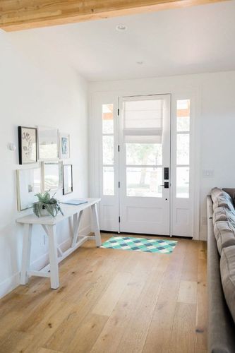 Fluffy Floor Carpet-Blue Rhombus Flower Bohemian,39x20in Front Door Mat Indoor Machine Washable Carpet,Aesthetic Rug in White Scandinavian Entryway