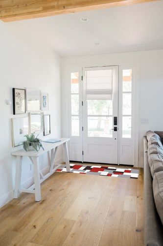 Hallway Runner Rug,Mid Century Abstract Geometric 3D Digital Print Red Gray Non Slip Water Absorbent Rug Indoor Entrance Floor Mat Runner for Home Garage Kitchen Laundry 19.7x63in in White Scandinavian Entryway
