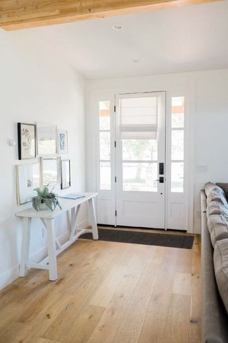 Indoor Solid Design Non-Slip Rubberback 2x5 Modern Runner Rug for Hallway, Kitchen, Living Room, Bedroom, 20" x 59", Black in White Scandinavian Entryway