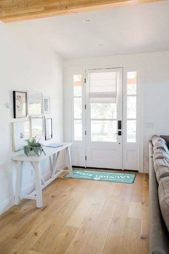 ROMAMIGO Laundry Room Rug Runner Non Slip Laundry Mats Mudroom laundromat Runner Farmhouse Kitchen Floor Mat Bathroom Laundry Room Decor Accessories(20 X 47 inch, Teal) in White Scandinavian Entryway