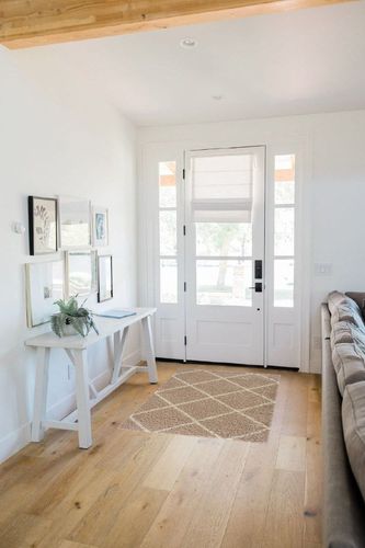 Reyer Geometric Beige/Ivory Area Rug George Oliver Rug Size: Rectangle 3' x 5' in White Scandinavian Entryway