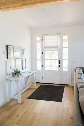 SAFAVIEH Himalaya Collection Accent Rug - 3' x 5', Charcoal, Handmade Wool, Ideal for High Traffic Areas in Entryway, Living Room, Bedroom (HIM311G) in White Scandinavian Entryway