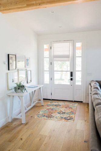 Lahome Moroccan Trellis Area Rug, 3x5 Washable Bedroom Rug Indoor Non-Slip, Small Oriental Accent Throw Rug for Kitchen Entryway Bathroom Living Room Office Carpet (Cream, 3x5ft) in White Scandinavian Entryway