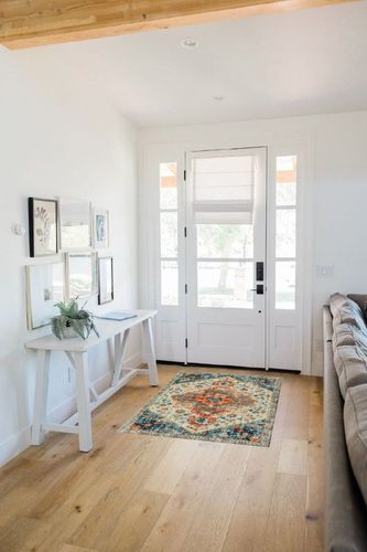 Wonnitar Washable 3x5 Boho Area Rug,Non-Slip Distressed Throw Rug for Bedroom,Bohemian Non-Shedding Bathroom Mat,Low Pile Soft Colorful Floor Carpet for Dorm Mud Room Living Room,Orange in White Scandinavian Entryway