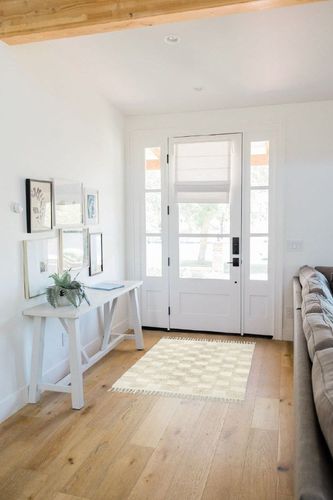 Lahome Boho Living Room Rug, 3x5 Checkered Bathroom Entryway Rug Farmhouse Washable Kitchen Rug with Tassels, Non-Shedding Beige Throw Rug Tufted Woven Rug for Bedroom Dressing Room Office in White Scandinavian Entryway