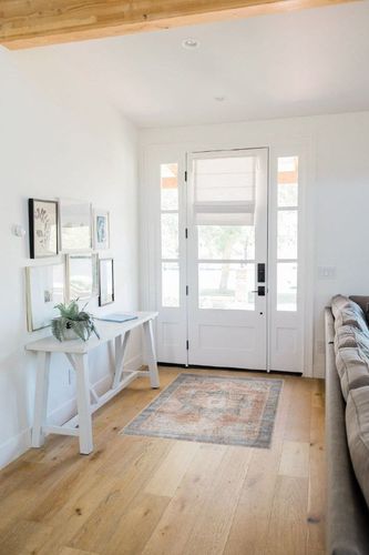 Adiva Rugs Machine Washable Area Rug with Non Slip Backing for Living Room, Bedroom, Bathroom, Kitchen, Printed Vintage Home Decor, Floor Decoration Carpet Mat (Multi, 3' x 5') in White Scandinavian Entryway