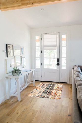 Wonnitar Boho Tribal Area Rug 3x5,Washable Ultra-Thin Entry Rug,Southwestern Non-Slip Living Room Rugs Farmhouse Distressed Bedroom Throw Mat for Apartment Bedside Bathroom,Khaki in White Scandinavian Entryway