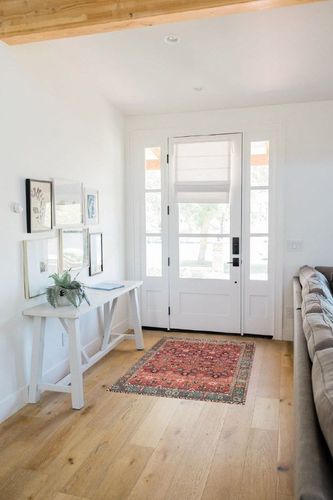 vivorug Washable Rug, Ultra Soft Area Rug 3x5, Non Slip Boho Rug Foldable, Stain Resistant Rugs for Living Room, Floral (Cherry Red/Spice, 3'x5') in White Scandinavian Entryway