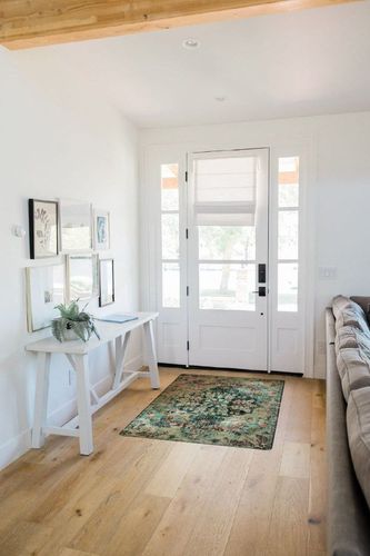 Lahome Bohemian Floral Medallion Area Rug - 3x5 Washable Bedroom Rug Entryway Mat, Non Slip Pet Friendly Turkish Nursery Carpet for Kitchen Sink Camper Couch Living Dining Room Office Hardwood in White Scandinavian Entryway