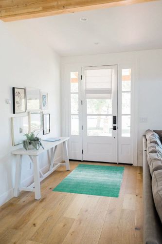 Wonnitar Modern Ombre 3x5 Area Rug,Green Washable Bedroom Rug,Non-Slip Abstract Soft Nursery Throw Mat,Contemporary Stain Resistant Gradient Entry Soft Carpet for Bathroom Dorm Office in White Scandinavian Entryway