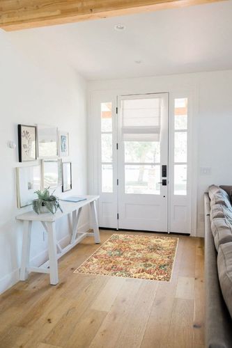 Lahome Moroccan Trellis Living Room Rugs, 5x7 Washable Rug for Bedroom Indoor Non-Slip, Large Oriental Accent Throw Rugs for Dorm Kitchen Entryway Bathroom Office (Red/Orange, 5x7ft) in White Scandinavian Entryway