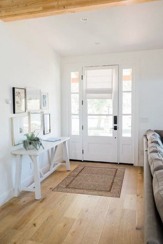 nuLOOM Emaline Geometric 3x5 Wool Accent Rug for Living Room Bedroom Dining Room Entryway Kitchen, Brown/Ivory in White Scandinavian Entryway