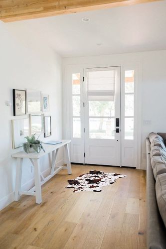 MACEVIA Cowhide Rug Cute Cow Print Rug Western Decor for Living Room Bedroom Faux Animal Area Carpet Non-Slip 43.3" L x 29.5" W(3.6ft x 2.4ft) in White Scandinavian Entryway