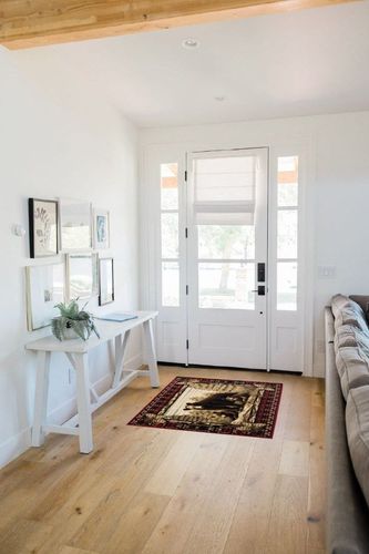 Rug Empire Rustic Lodge Grizzly Bear Cubs Area Rug, 39" L x 26" H in White Scandinavian Entryway