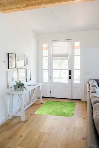 Scceatti Rugs for Living Room 4x2.5 Feet Washable Shaggy Soft Classroom Rug Rugs Large Aesthetic Bedside Rug Rugs for Bedroom Fluffy Shaggy Bedside Floor Dorm Area Rug Non Slip Room Carpet,Green in White Scandinavian Entryway