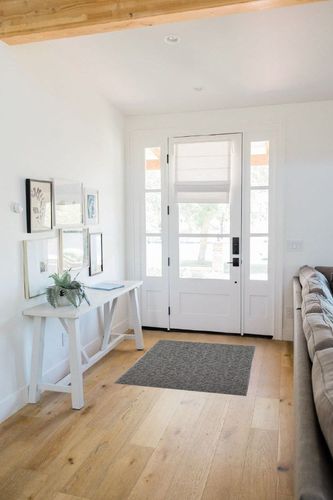 Furnish my Place Modern Indoor/Outdoor Commercial Gray Rug, Modern Area Rug, Home Decor Mat, Pet-Friendly Carpet for Living Room, Playroom, Made in USA - 3' x 4' Rectangle in White Scandinavian Entryway