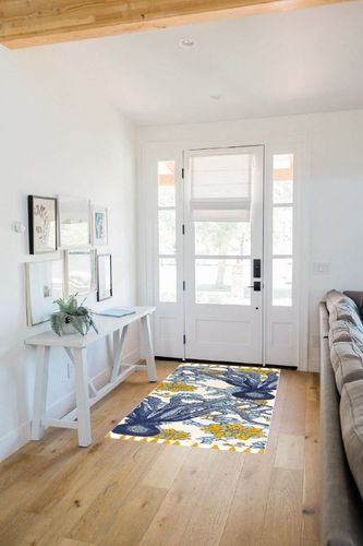 nuLOOM Thomas Paul Octopus Tasseled Runner Rug, 2' 8" x 6', Multi in White Scandinavian Entryway