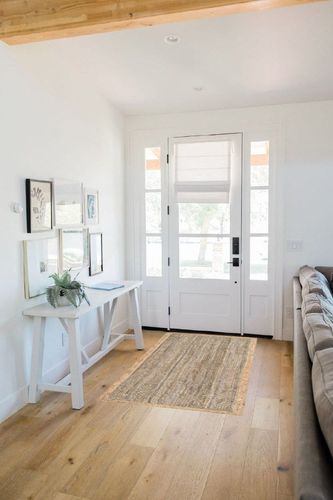 nuLOOM Eleonora Casual Jute Runner Rug, 2' 6" x 6', Gray in White Scandinavian Entryway