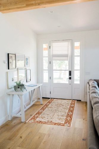 Mark&Day Area Rugs, 3x7 Cherry Valley Traditional Burnt Orange Runner Area Rug, Burnt Orange Carpet for Hallway, Kitchen, Bedroom or Living Room (2'7" x 7'3" Runner) in White Scandinavian Entryway