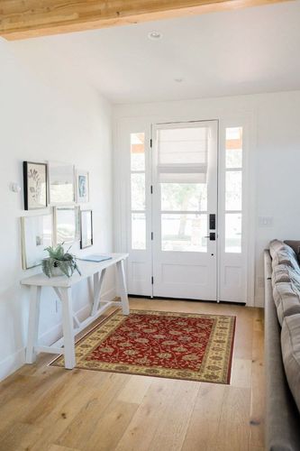 Style Haven Tyler Persian Inspired Area Rug Red/Cream 3'2" x 5'5" Polypropylene Floral & Botanical 0.25-0.5 inch 4' x 6' Indoor Living Room, Bedroom in White Scandinavian Entryway
