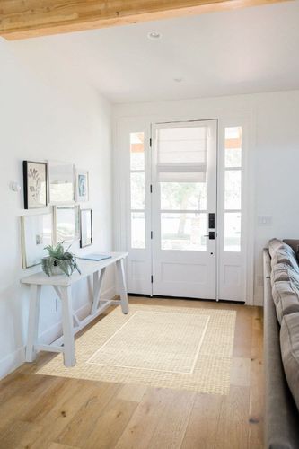 Loloi Chris Loves Julia x Briggs Collection, Wheat & Ivory, 3'-6" x 5'-6" Accent Rug – Minimal Gritted Design Area Rugs for Living Room Bedroom Entryway & Hallway No Shed High Traffic Home Decor Rug in White Scandinavian Entryway