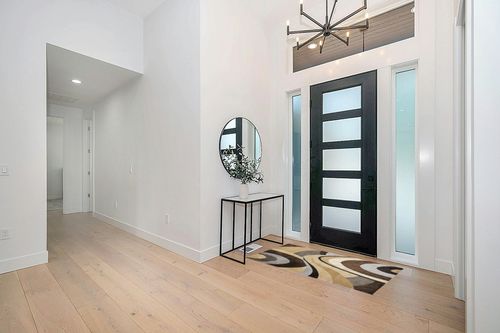 Home Dynamix Tribeca Slade Modern Area Rug, Abstract Brown/Gray 39"x55" in Modern White Entryway