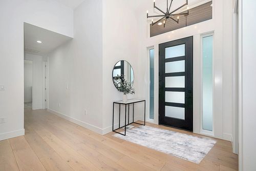 Neuman Vogue 117 Area Rug in Blue / Grey Trent Austin Design Rug Size: Rectangle ... in Modern White Entryway