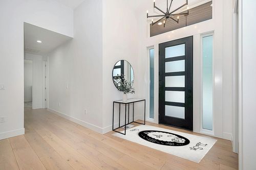 Ambesonne Zodiac Aries Area Rug, Big Black Dot with Fluffy Ram and Tribal Motifs Funny Design, Flat Woven Accent Rug for Living Room Bedroom Dining Room, 4' X 5' 7", Black and White in Modern White Entryway