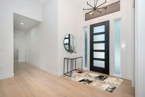 Lahome Modern Geometric Area Rug Washable, 4x6 Area Rug for Bedroom Farmhouse Patchwork Floor Carpet for Living Room Kitchen, Low Profile Office Throw Rug Non Slip for Entryway, Beige in Modern White Entryway