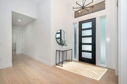 Alfa Rich 4x6 Area Rug, Ultra-Thin Geometric Cream Gold Rug, Non-Slip Machine Washable Rugs in Modern White Entryway