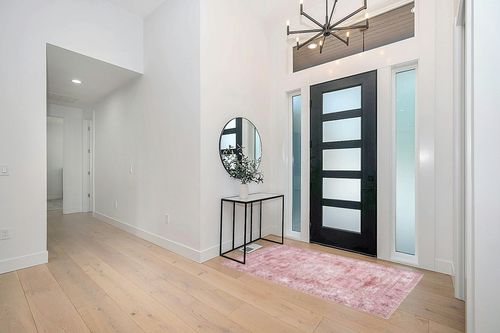 DECOMALL Kalina Washable Area Rugs Pink, Bohemian Vintage Foldable Carpet for Foyer Laundry Room Bedroom, 4x6ft in Modern White Entryway