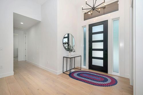 Super Area Rugs Oval 4' X 6' Blue Oval Braided Rug - Use as Living Room Rugs, Bedroom Rugs, Dining Room Rugs - Reversible - Rustic - Country - Primitive - Farmhouse Decor Rug in Modern White Entryway