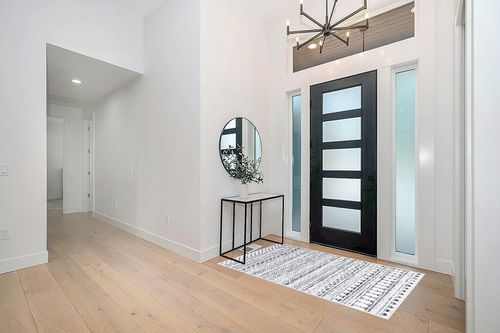JOLENE.K Washable Rug Boho Rugs for Living Room Non Slip Geometric 4x6 Rug Bohemian Modern Abastract Carpet Stain Resistant Bath Mat Office, Grey in Modern White Entryway