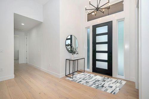 COZYLOOM Area Rug 4x6 Modern Geometric Distressed Rug Low Pile Abstract Print Non-Shedding Rug for Living Room Indoor Non Slip Throw Carpet for Bedroom Home Office Dorm Dining Room Floor Decor Grey in Modern White Entryway