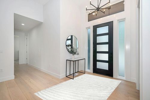 Orren Ellis Montpetit Hand-Woven Off White Area Rug, Size: Rectangle 5' x 8' in Modern White Entryway