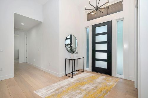 Alban Abstract Shag Gold/Beige Indoor Area Rug 17 Stories Rug Size: Rectangle 5' x 8' in Modern White Entryway