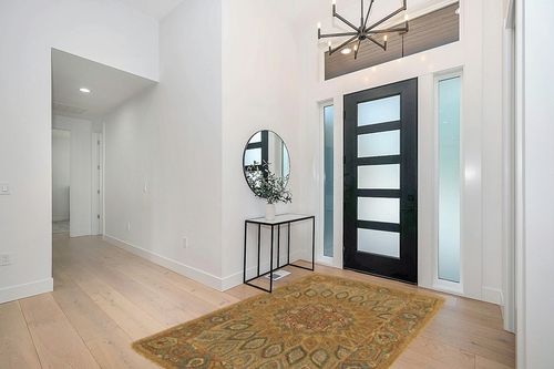 SAFAVIEH Heritage Collection Area Rug - 5' x 8', Light Brown & Grey, Handmade Traditional Oriental Wool, Ideal for High Traffic Areas in Living Room, Bedroom (HG914A) in Modern White Entryway