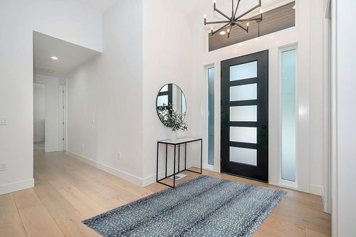 Natural Weave Wallard Design Antelope Cheetah Blue Animal Contemporary Handmade 100% Woolen Area Rugs & Carpets (8x10 ft) in Modern White Entryway