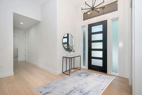 YIHOUSE 5×8 Feet Area Rugs Washable Rug Nonslip Vintage Distressed Rug Abstract Art Blue Small Rug for Living Room Bedroom Dining Room Office Low-Pile Floor Decoration Carpet in Modern White Entryway