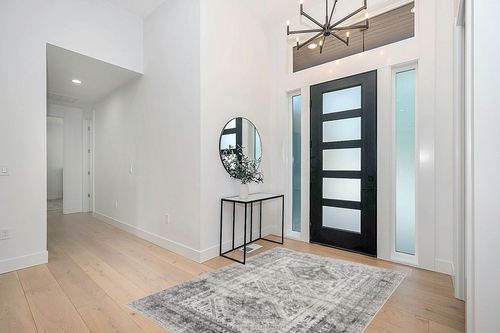 ‎Charcoal ‎Bohemian ‎Stain Resistant ‎Living Room ‎Area Rug in Modern White Entryway