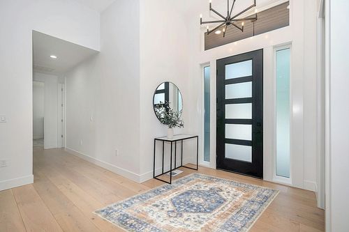 Caramont Blue Area Rug World Menagerie Rug Size: Rectangle 5' x 7'5" in Modern White Entryway