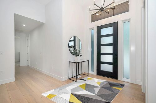 Scceatti Area Rug Rugs 6.5x4.5 Feet Washable Plush Non Slip Classroom Rug Rugs Large AbstractKitchen Rug Living Room Carpet Geometrically for Bedroom Bedside Carpet Floor Mat for Bedroom Living Room in Modern White Entryway
