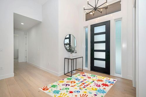 LTKOUGFAM Colorful Kids Rug, Washable Rug for Kids, Handprints Area Rugs for Kids Bedroom, Non-Slip Play Mat Ultra Soft Thick Indoor Plush Rugs for Playroom Classroom Nursery Decor (59 X 39.4 INCH) in Modern White Entryway